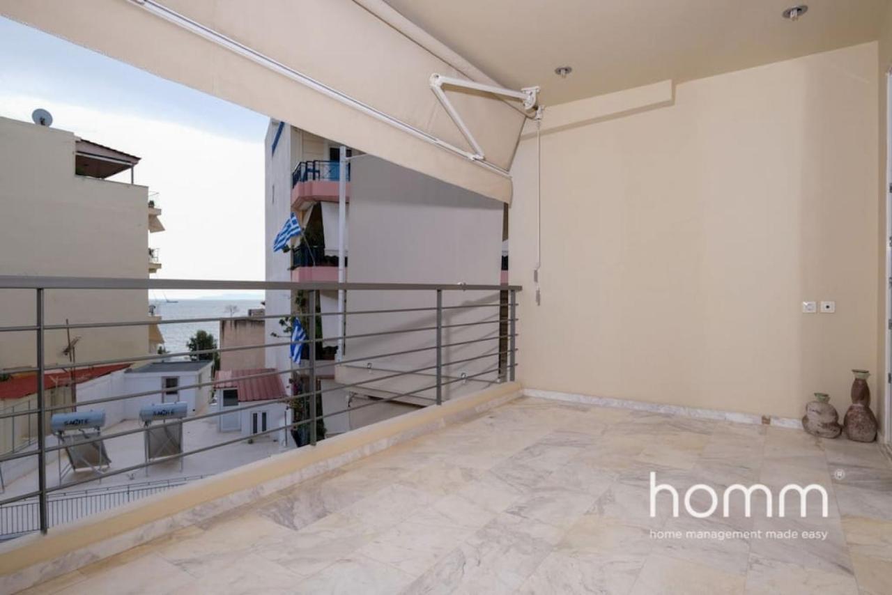 Piraeus Homm Apartment In Kazanova Str Sea View Exterior foto