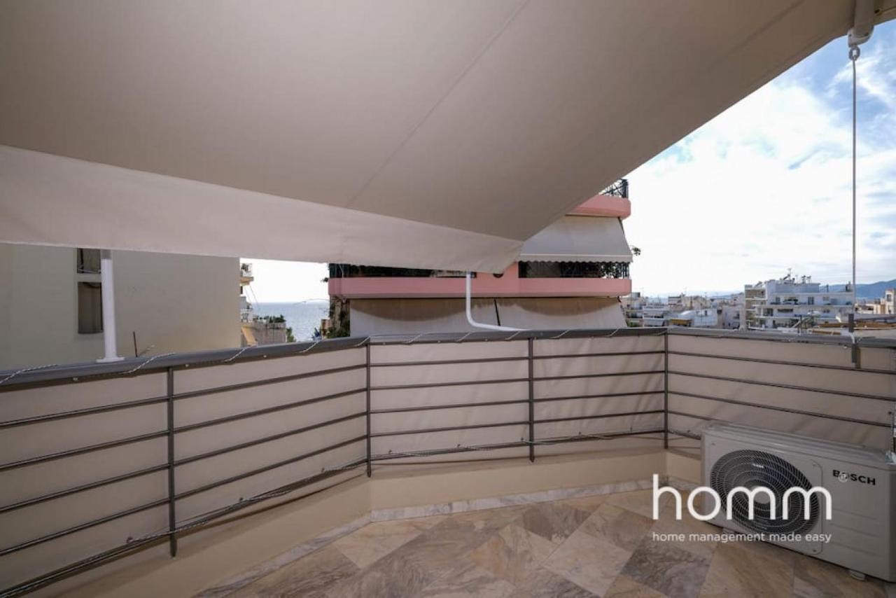 Piraeus Homm Apartment In Kazanova Str Sea View Exterior foto