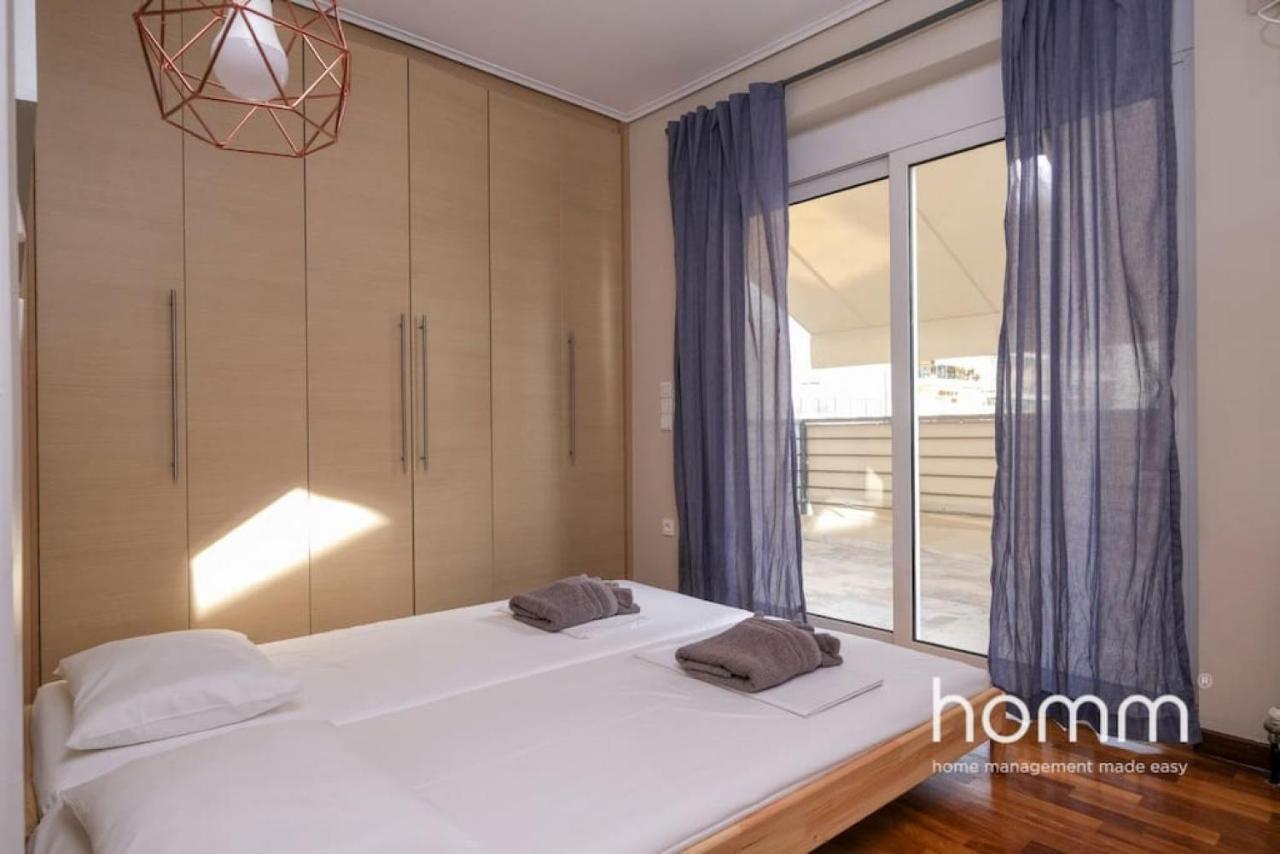 Piraeus Homm Apartment In Kazanova Str Sea View Exterior foto