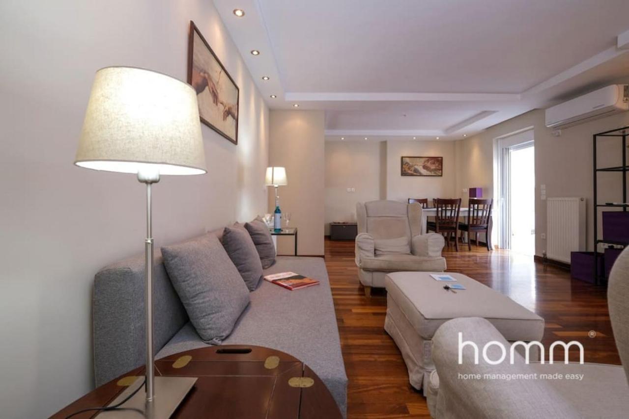 Piraeus Homm Apartment In Kazanova Str Sea View Exterior foto